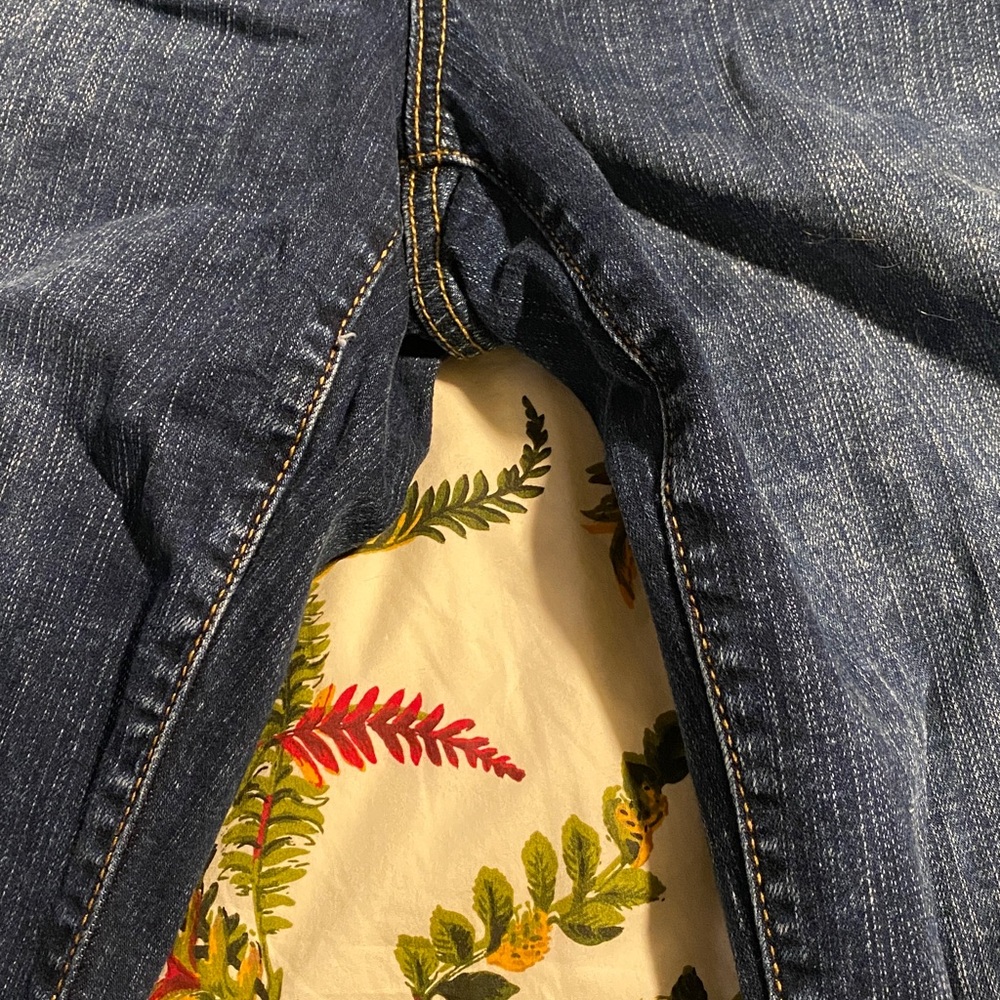 Torrid Dark Blue Distressed Boyfriend Jeans - Picture 4 of 4